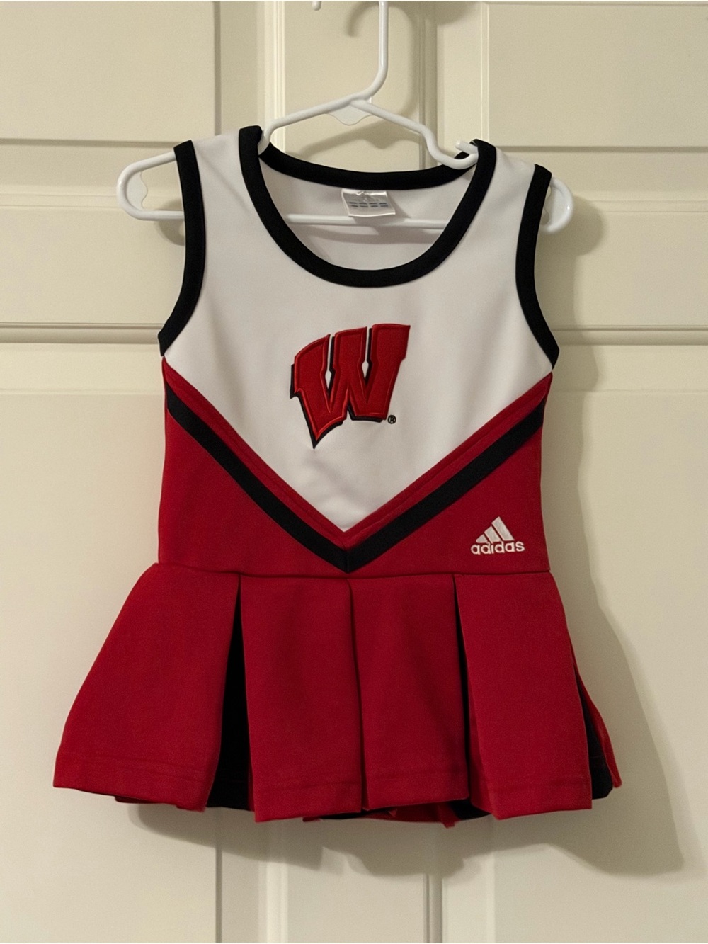adidas Wisconsin Badgers Kids Cheer Tank Dress